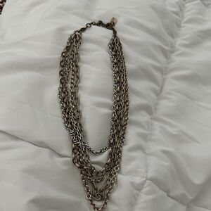 Sabika Elegant Multi-Layered Gold Necklace